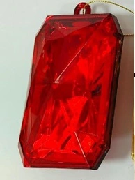 Ёлочное украшение "DIAMOND - Shine" 6,8*3,8*11,4 см, Красный