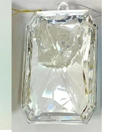 Ёлочное украшение "DIAMOND - Shine" 6,8*3,8*11,4 см, Серебро