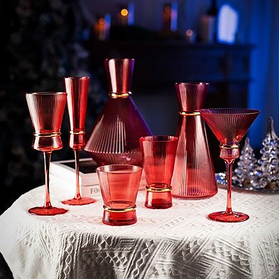 Бокал для шампанского 180мл VIVALDI в наборе 6шт, красный_7