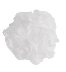 Мочалка для тела полипропиленовая шар "Lappy", цвет белый, 50 гр 