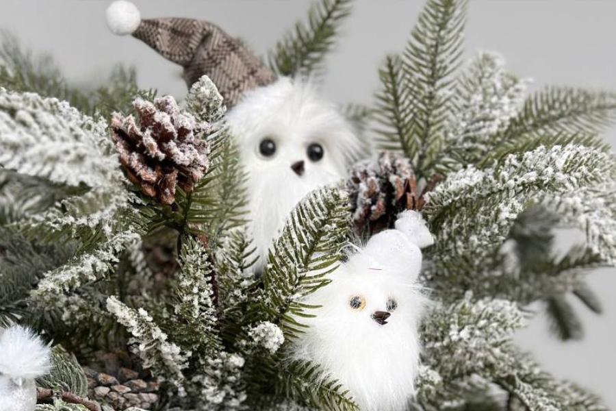 Заснеженное утро