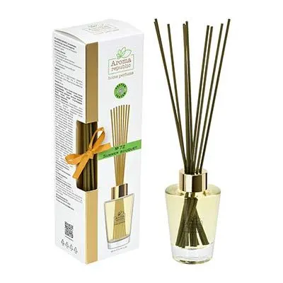 Ароматический диффузор в стеклянном флаконе 90 мл,"№72 Summer bouquet" AROMA REPUBLIC