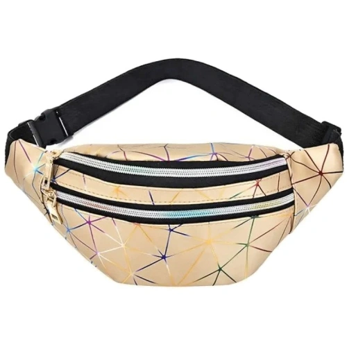 Сумка на пояс "Harizma", цвет золото, 31*12 см
