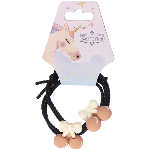 Резинки для волос 2шт Impulse, вишенки, микс 5 цветов, d-5см_8