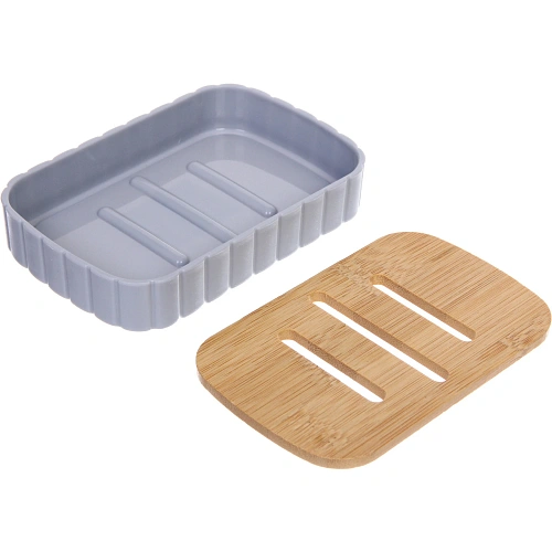 Мыльница Барио серая_4