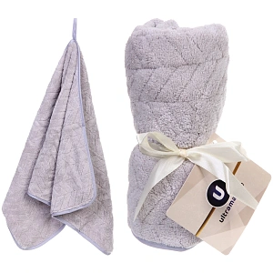 Полотенце кухонное "LORA", 35*75 см, цвет серый, микрофибра