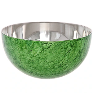 Салатник из нержавеющей стали 2л 20*10см цветное покрытие "гранит"