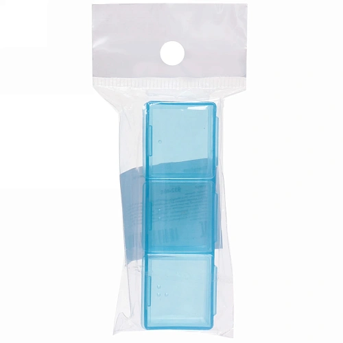 Контейнер для таблеток 3 ячейки 7,2х2х1,5см_6