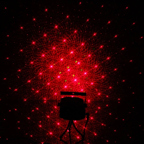 Световой прибор Лазер 4 рисунка XL--059 (красныйзеленый), 220В_5