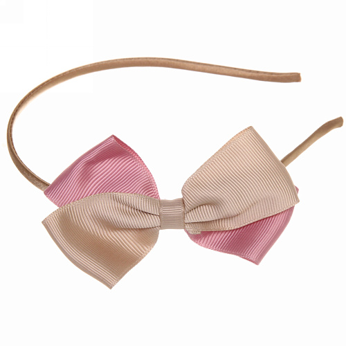 Ободок для волос детский на блистере Rapunzel, двухцветный, микс 6 цветов, 0,5см_6