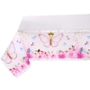 Скатерть "Бабочка принцесса" 108*180 см, пвх, Розовый