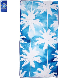 Полотенце пляжное 70*140 см "SUNshine - Пальмы", микрофибра, 230 гр/м2