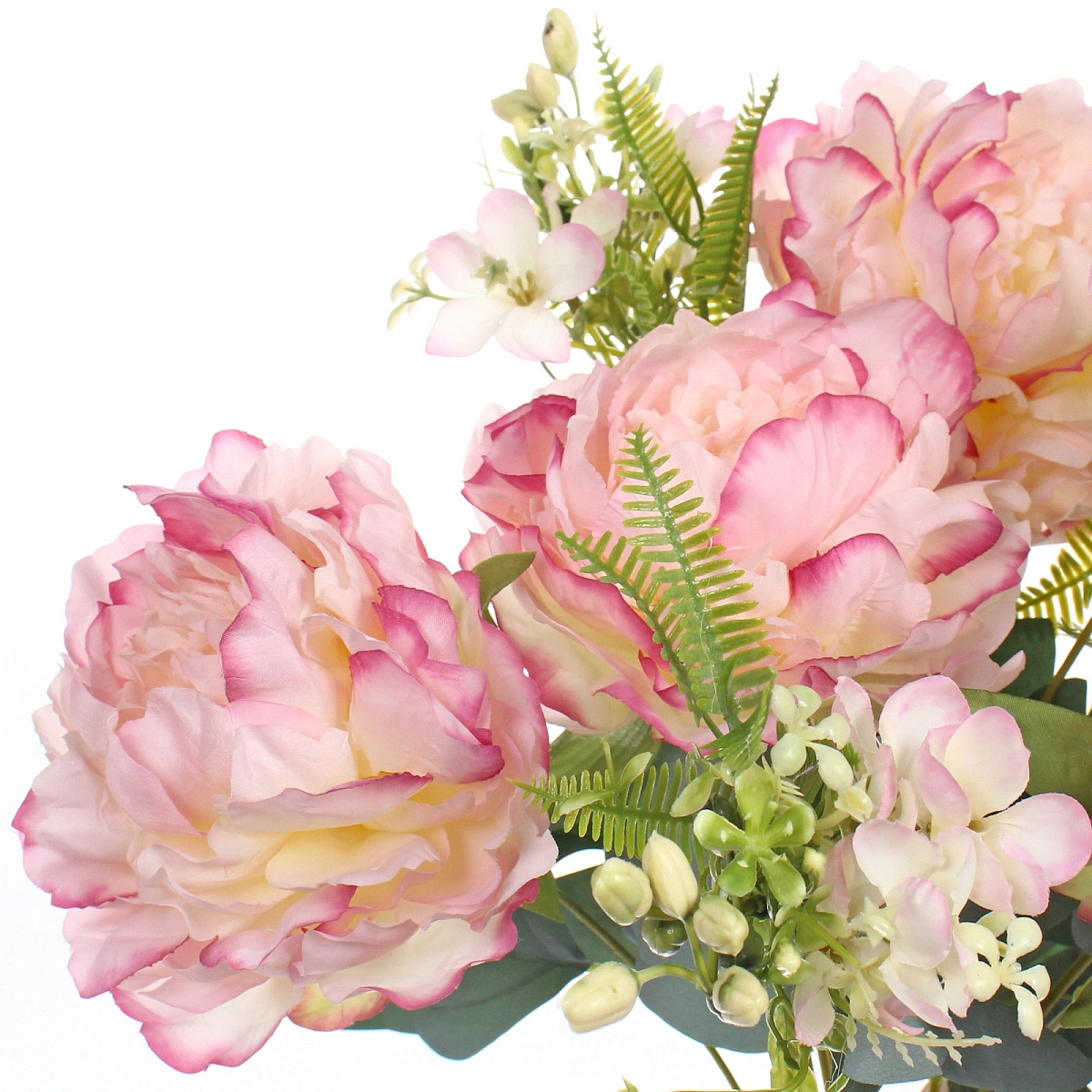 Искусственные цветы "Пионовое наслаждение" 46см 5 цветков сиреневые