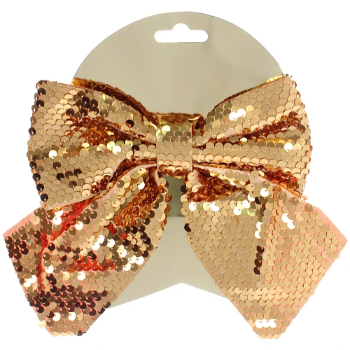 Бант на ёлку Сияние 1617 см, Золото_2