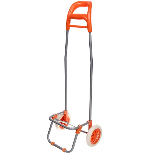 Тележка хозяйственная с сумкой (933034см, колеса 16см,грузоподъемность до 30 кг) Оранжевая_7