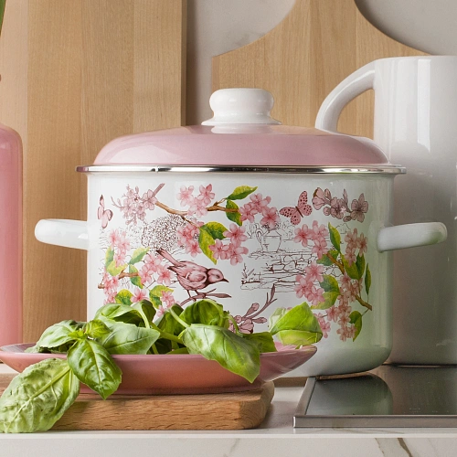 Кастрюля эмал цил Bird 4,0л ТМ Appetite_2