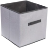 Короб - органайзер складной для хранения вещей "ЭФОЛТ", цвет пыльно - серый, 31*31*31см