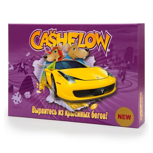 Настольная игра: "CASHFLOW" ("ДЕНЕЖНЫЙ ПОТОК") для детей 12+
