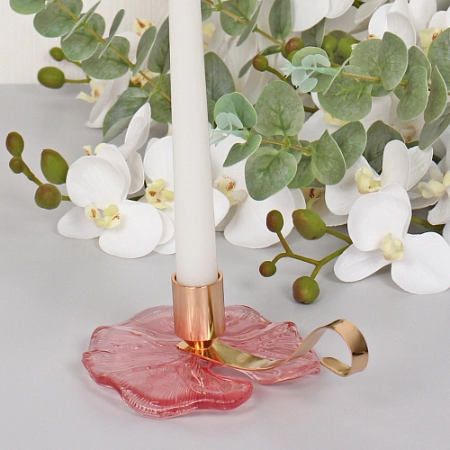 Подсвечник Нежность 15125,8 см, Розовый_5