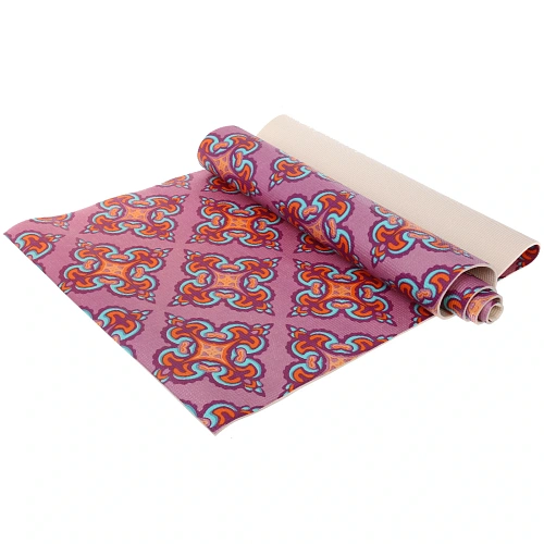 Коврик для йоги 6 мм 173х61 см Свежесть ветра PVC, микс принтов_15