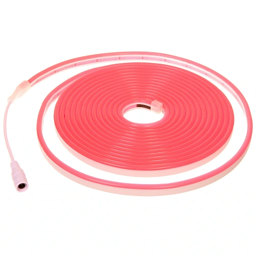 Гирлянда для дома Лента светодиодная NEON 5 м 10мм, 600 ламп LED, 1 реж, степень защиты IP20, Розовый_5