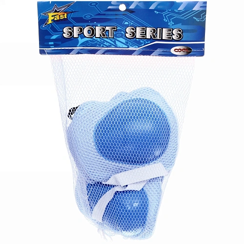 Защита комплект универсальный KL-221 (колени,локоть,кисть,4-7 лет) цвсиний_8