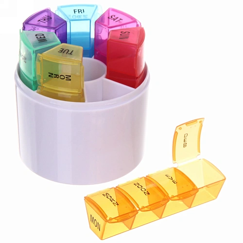 Контейнер для таблеток  28 ячеек 8,8х8,8х9,7см_5