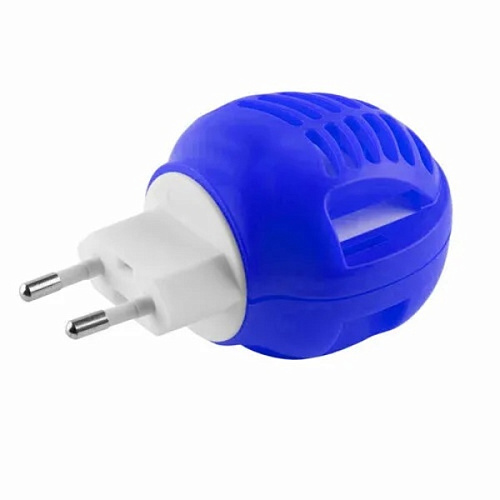 Электрофумигатор универсальный с поворотной вилкой и индикатором, цв. синий/100/