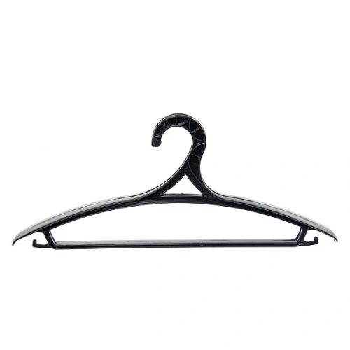Плечики для верхней одежды 1шт "ЭКСПЕРТХАУС", цвет черный, 48-50р С519