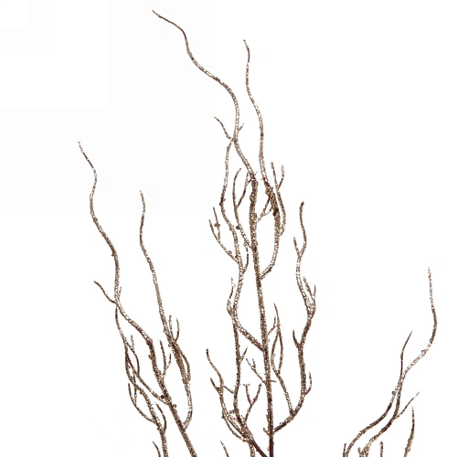 Ветка декоративная Лесное сияние 80 см, Шампань_4