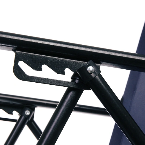 Кресло складное с подлокотниками TFS1608, 546895 см, 3 положения, темно-синий_12