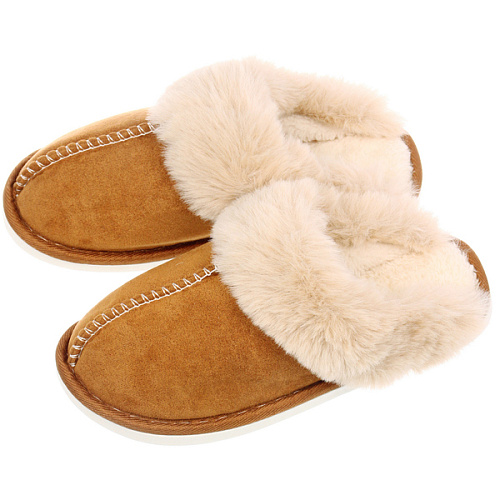 Тапочки женские домашние "IRIS", цвет капучино, р-р 36/37