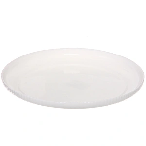 Тарелка "White magic" 25*2,5см стеклокерамика Полоса