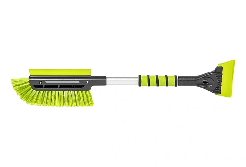 Щетка автомобильная, телескопическая Oktan LEGION, 69-83 см,скребок и водосгон, зеленая