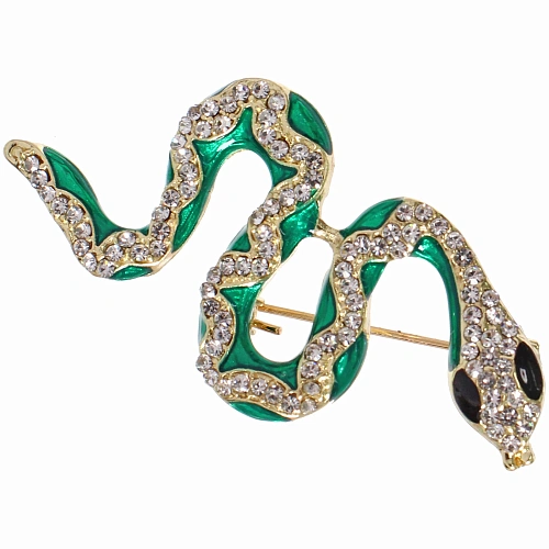 Брошь Best Podarok - Эламия, цвет мятный рай, 2,55см_2