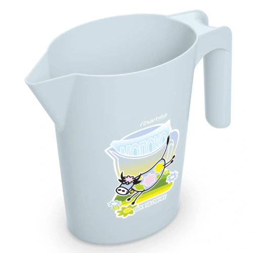 Кувшин-подставка под молочные пакеты 1л белый С47БЕЛ