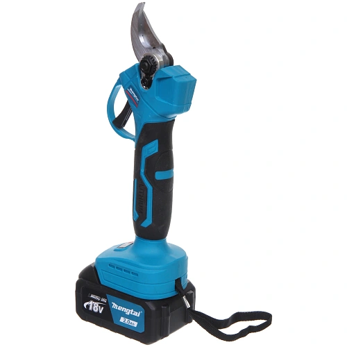 Набор пила цепная+секатор аккум+телескопический удлинитель 2м Mengtai (18В, 2,0Ач Li-ion аккум 2шт, ЗУ 2 цепочки) MGT-4K_5