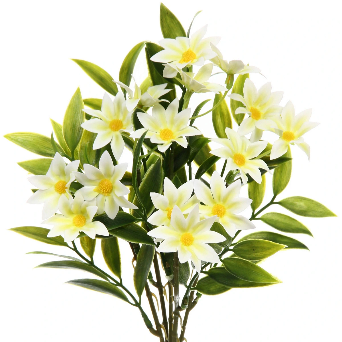 Искусственные цветы "Волшебство лета" 32см Космея 15 цветков белые