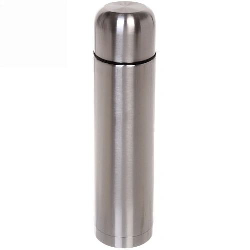 Термос металлический 1000мл в черном чехле_4