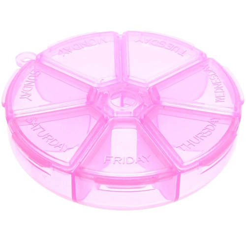 Контейнер для таблеток  7 ячеек 8х8х2см_2