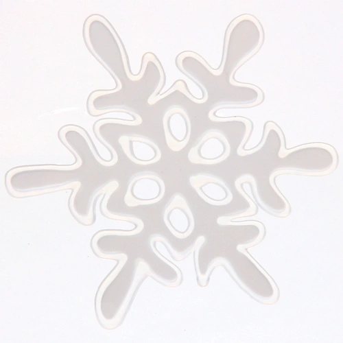 Наклейка  Чудная снежинка 1520, белый_3