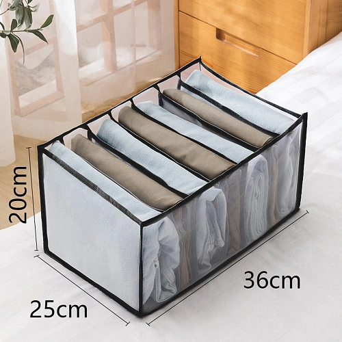 Органайзер - чехол для хранения вещей ИДЕЯДОМА, цвет чёрный, 7 секций, 362520см_8