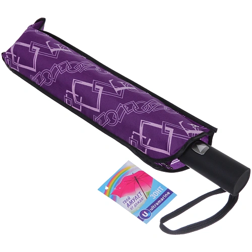 Зонт женский полуавтомат Мэлано, микс 6 цветов, 8 спиц, d-100см, длина в слож виде 30см_16