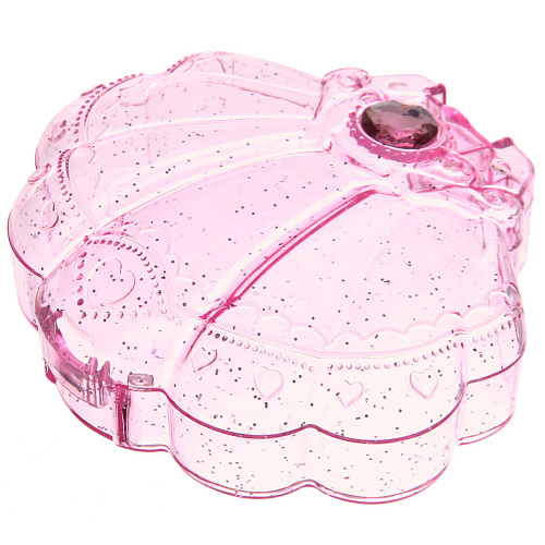 Шкатулка пластиковая  KiKi HAUS, ракушка, цвет розовый, 119535см (в пакете)_4