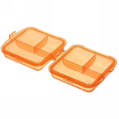 Контейнер для таблеток  3 ячейки 6х6х3см_6