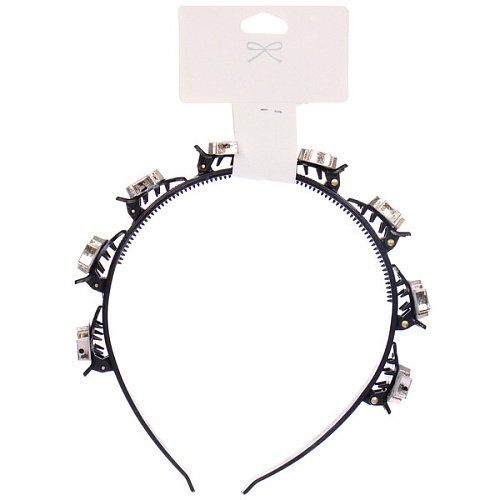 Ободок для волос ФАНТЭН, аромат Парижа, цвет чёрный, 15см (Стикер на вложение 12шт)_4