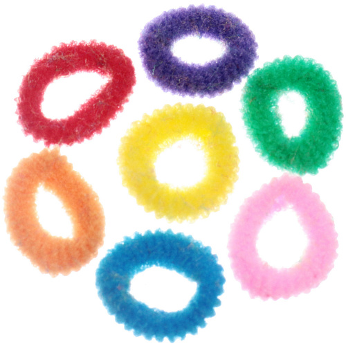 Резинка для волос 35шт Loyal friend - Мороженое, 147см (пакет с подвесом)_9