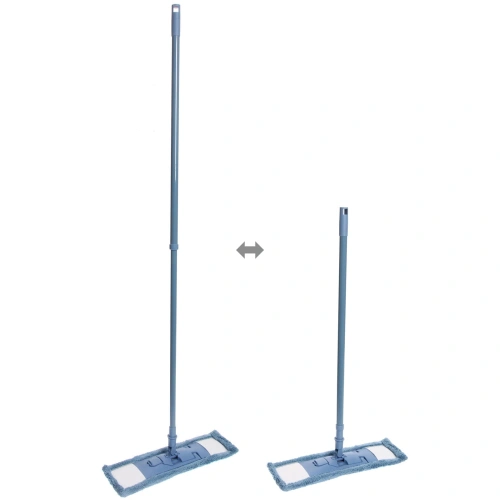 Швабра Селфи с насадкой из микрофибры синяя насадка 65гр.