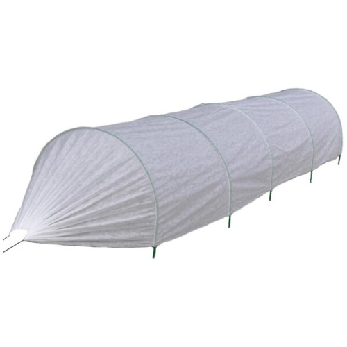 Парник Удача 8м ПВД дуги 9шт/2,5м, укр. материал спанбонд 42г/м2 (7 соток)