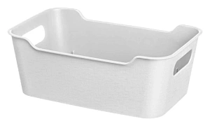 Корзинка универсальная "Mango" 2,4л. 230х160х90мм (белый)